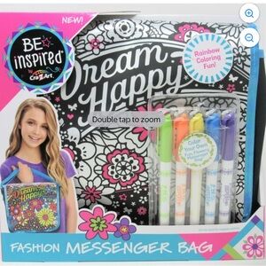 Be Inspired Fashion Messenger Bag with Markers